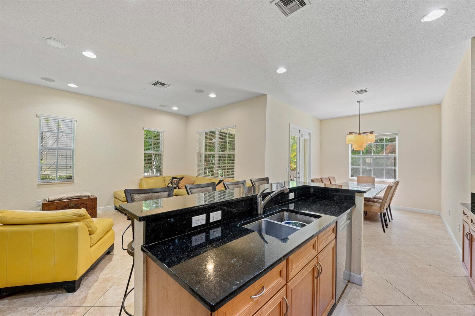 Open Kitchen to Family Room