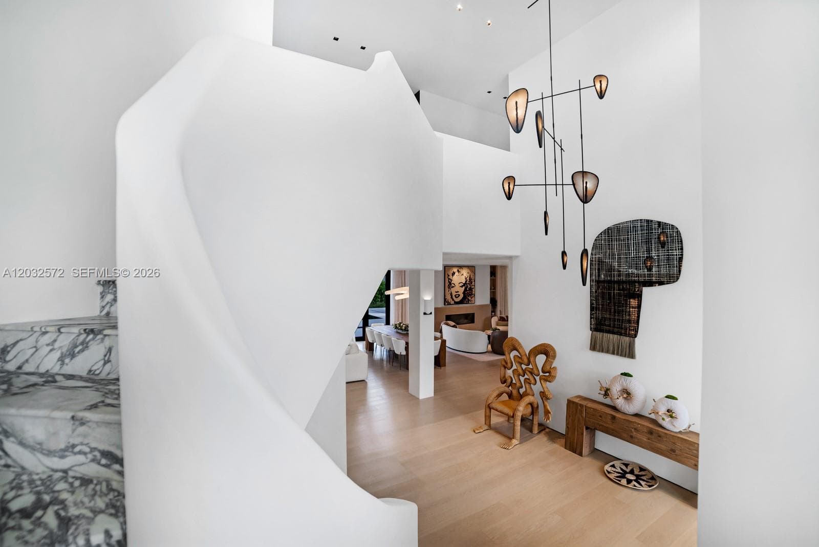sculptural staircase