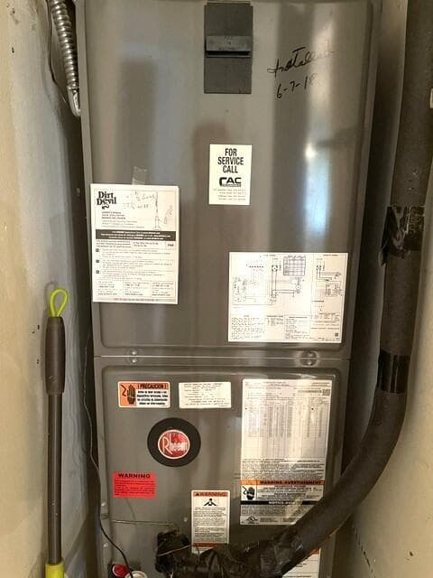 AC installed June 7 2018