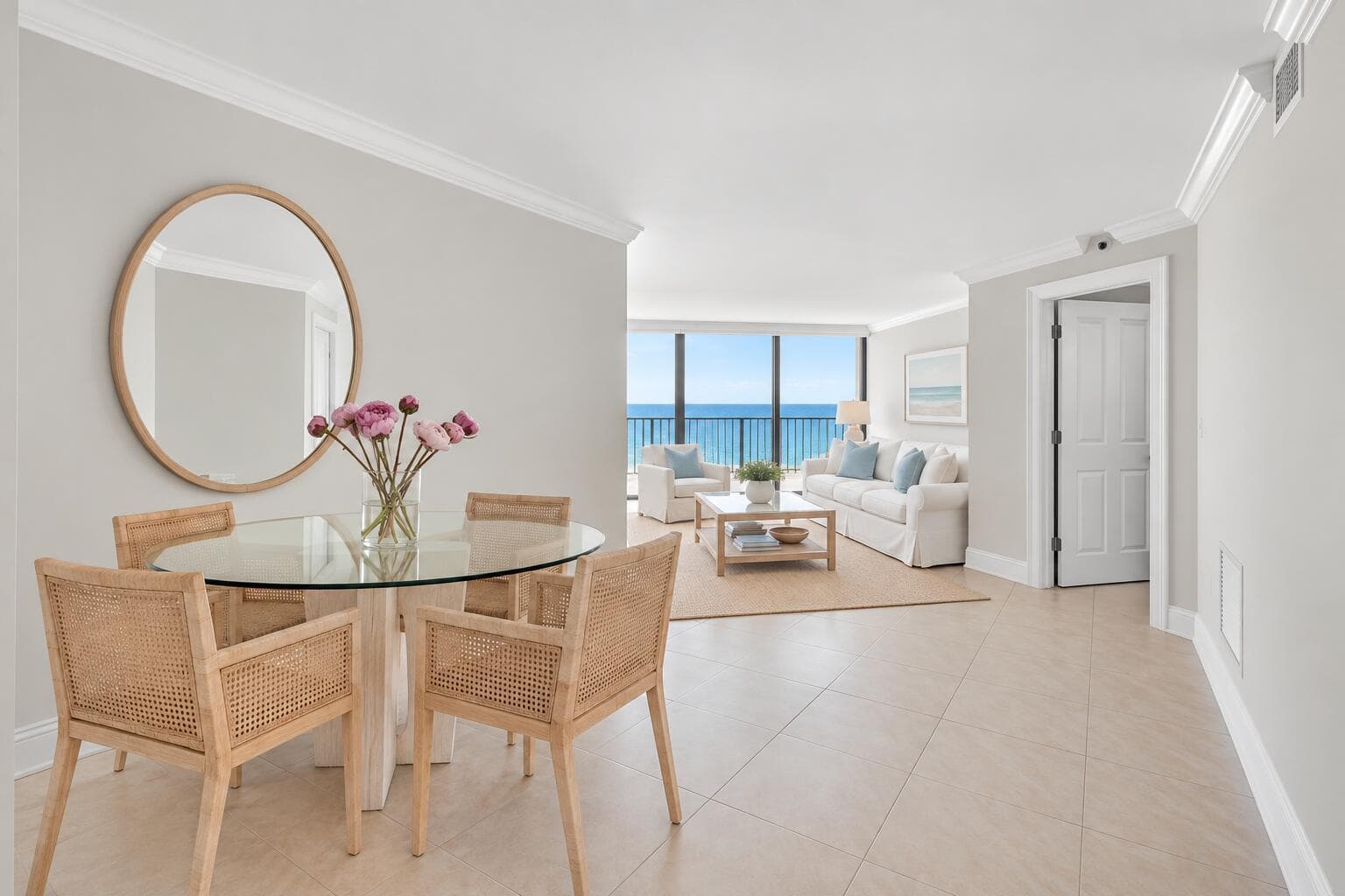Dining and Living (virtually furnished)