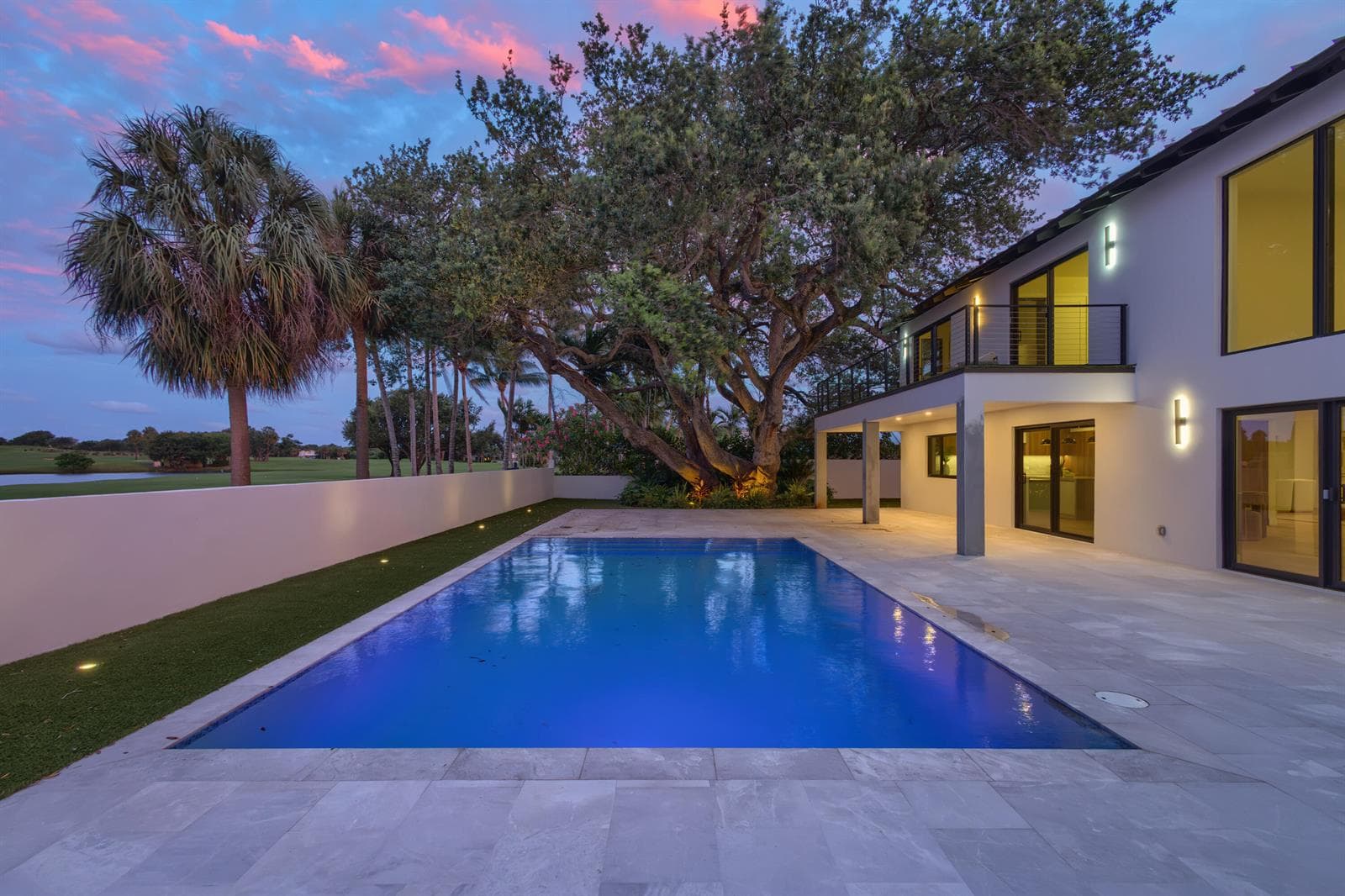 Pool Twighlight