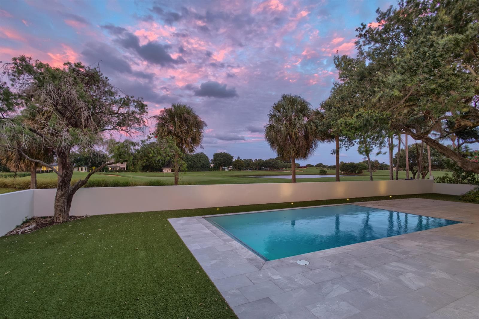 Pool Twighlight