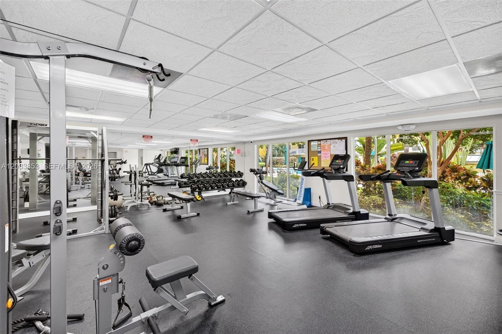Well equipped fitness center!