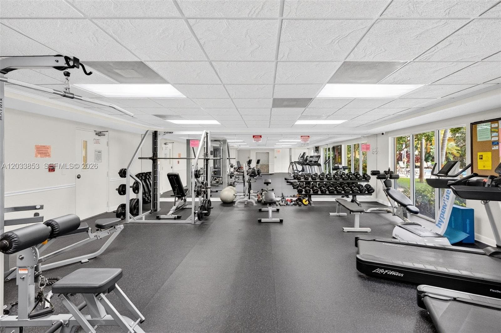 Well equipped fitness center!