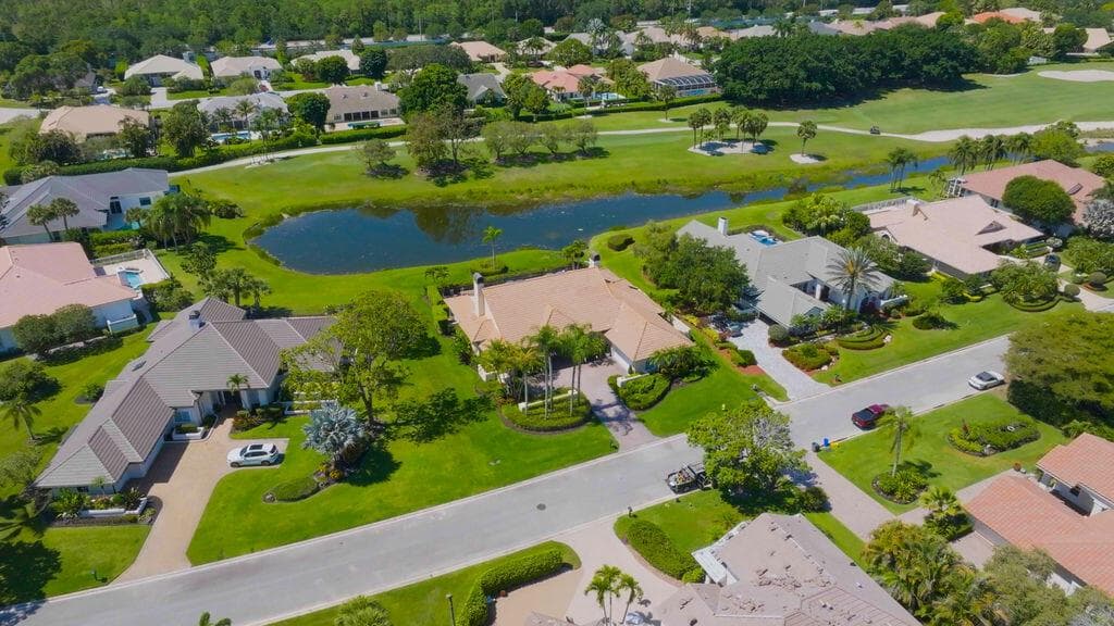 lake and golf lot