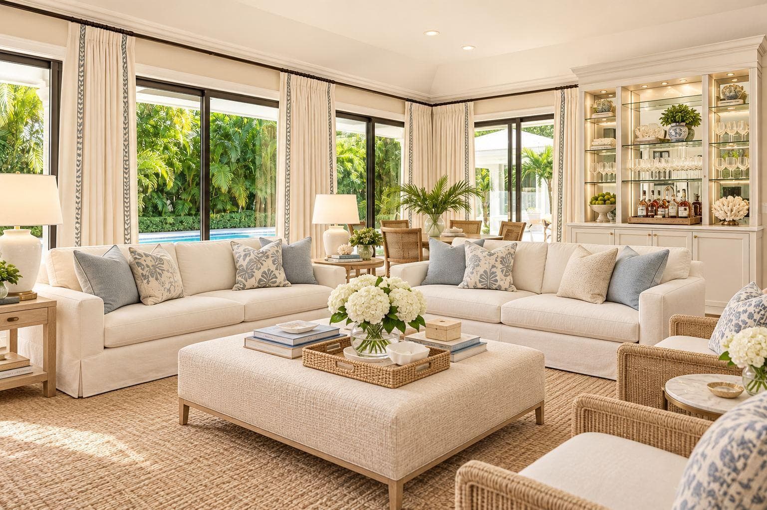 AI-rendered Family room
