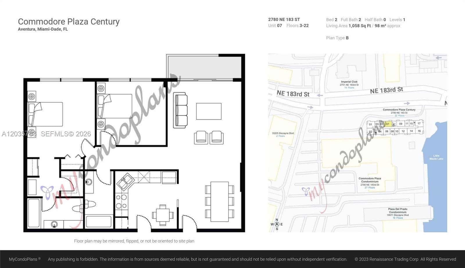 COMMODORE PLAZA · #1607 in Aventura - Photo 25