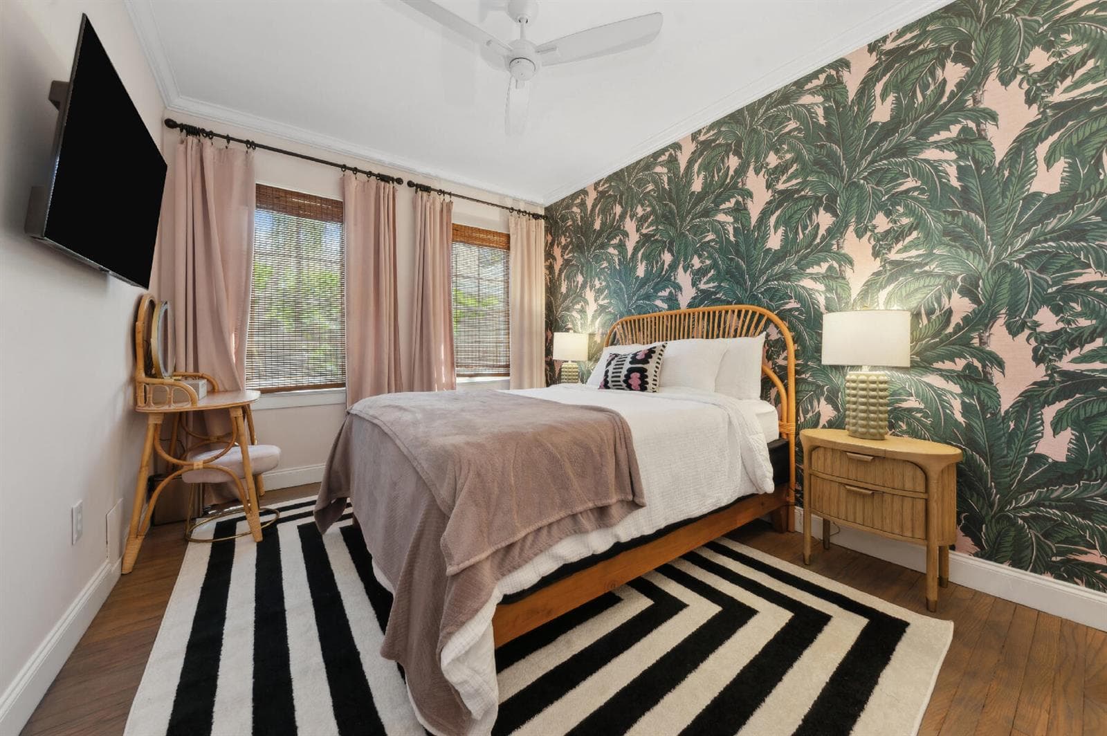 Staged 2nd Bedroom