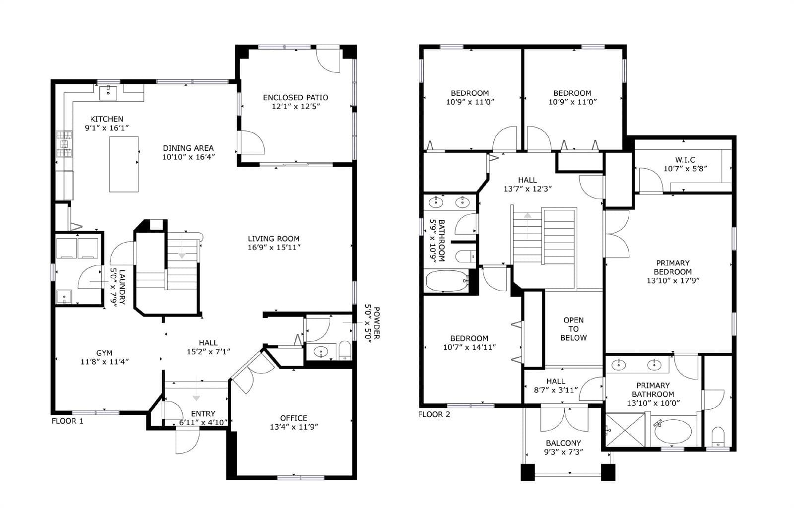 Two Story Floorplan ~ 8215 Calterra Dr