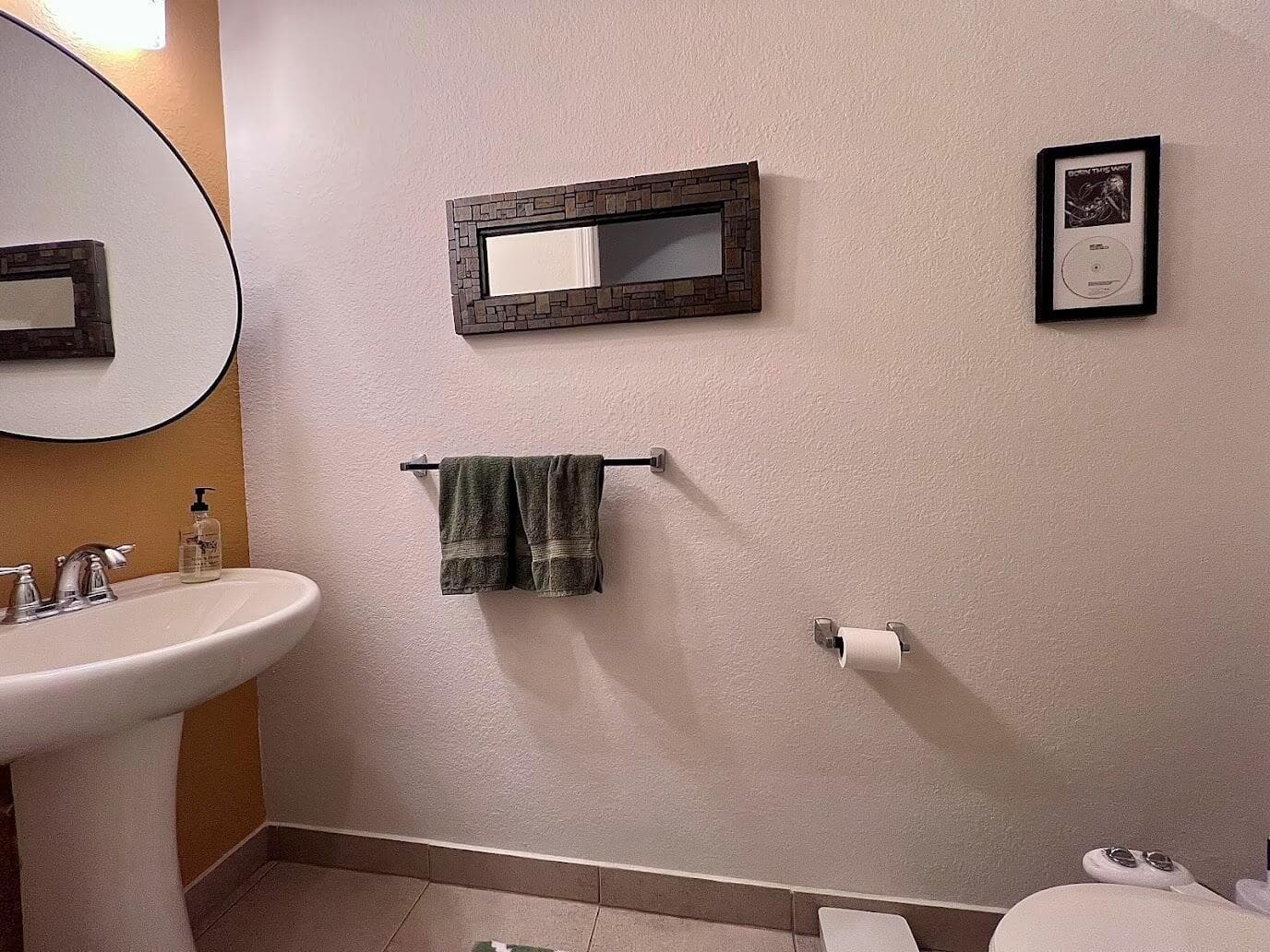 Downstairs guest half bath