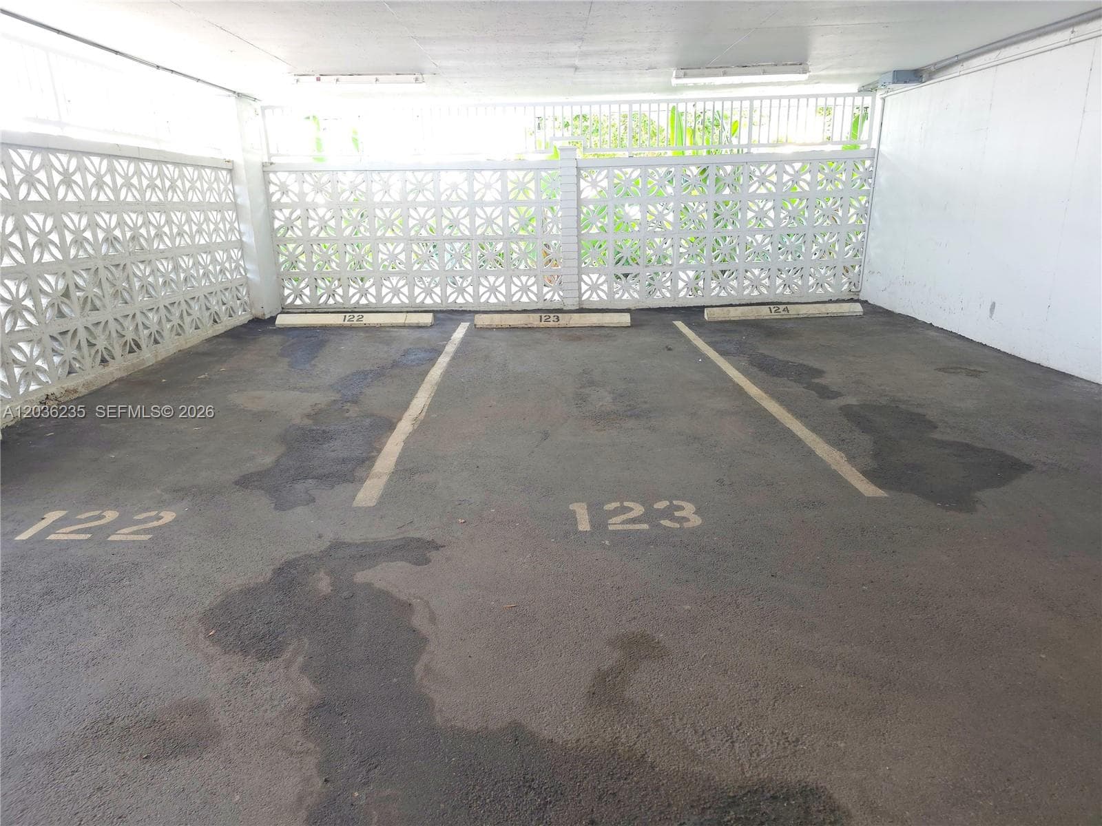 Assigned Parking Spot #123