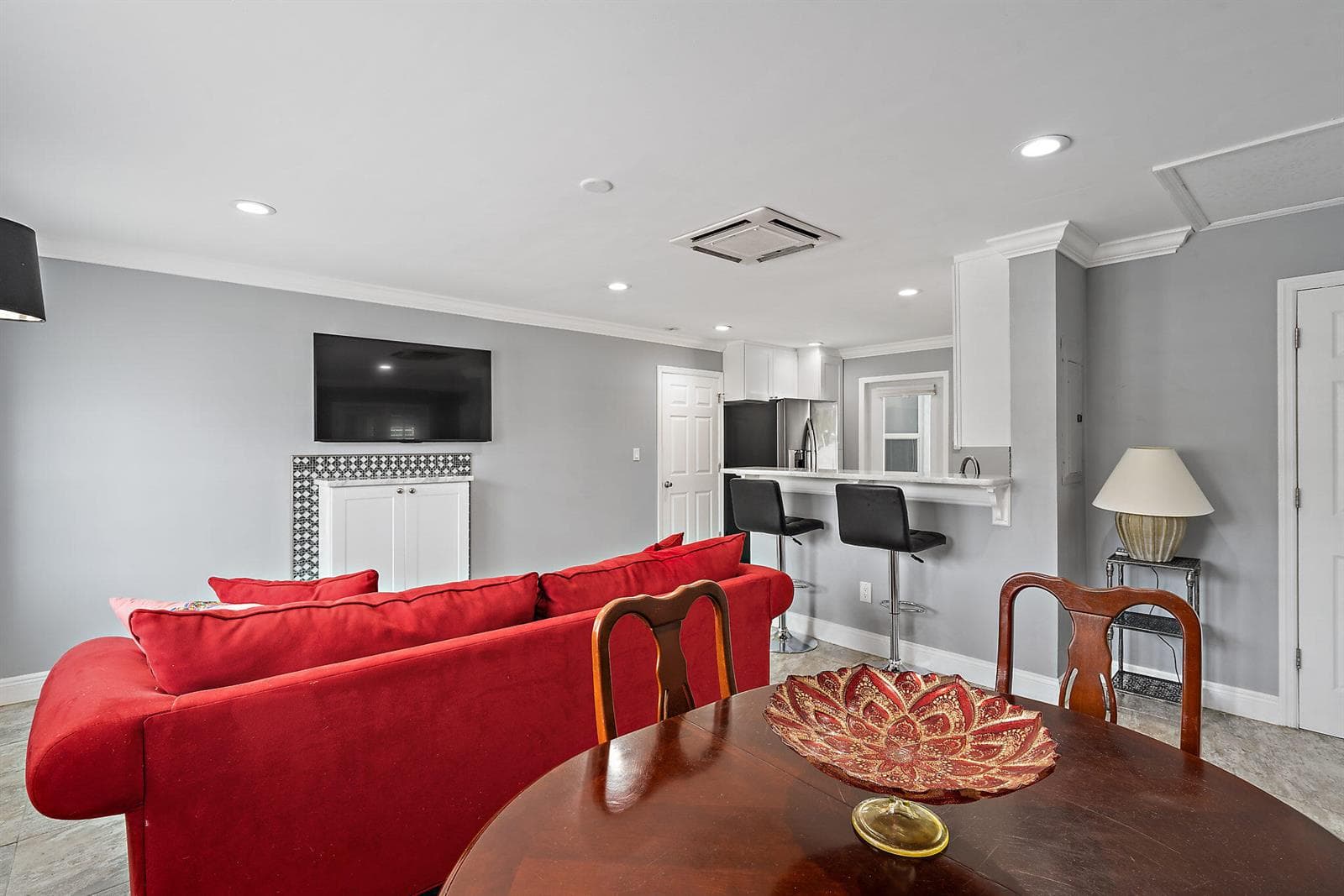 1779 Len Dr 2 bedroom living to kitchen