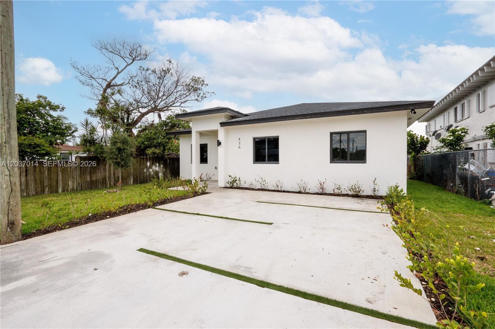 Front of the property.