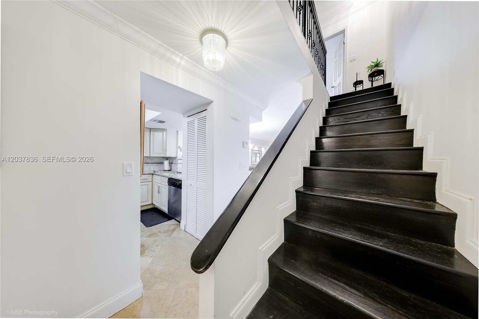 Stairs to the two split Bedrooms