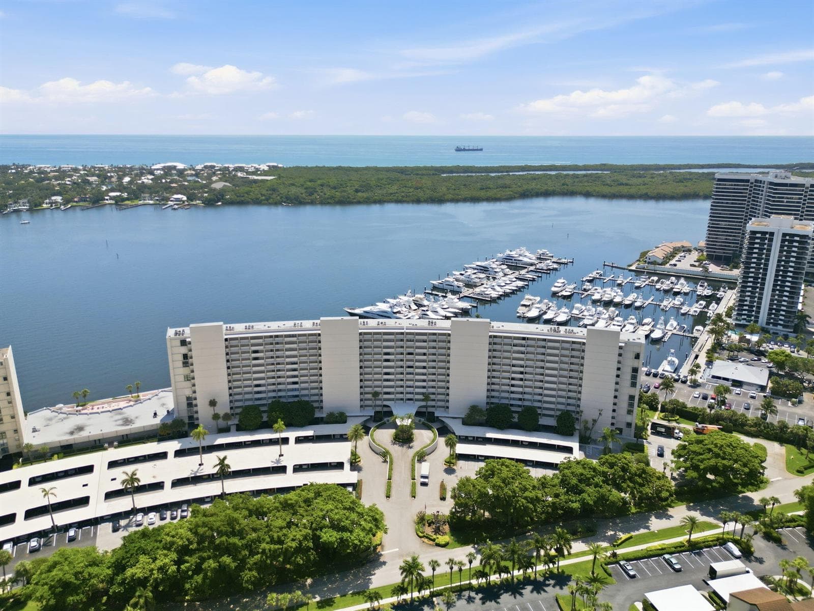 Quay South and the marina.