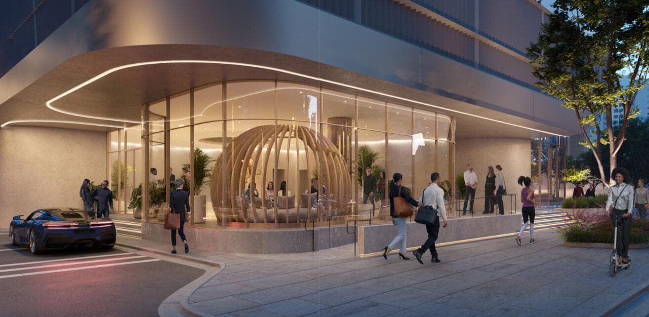 Andare Lobby Elevation