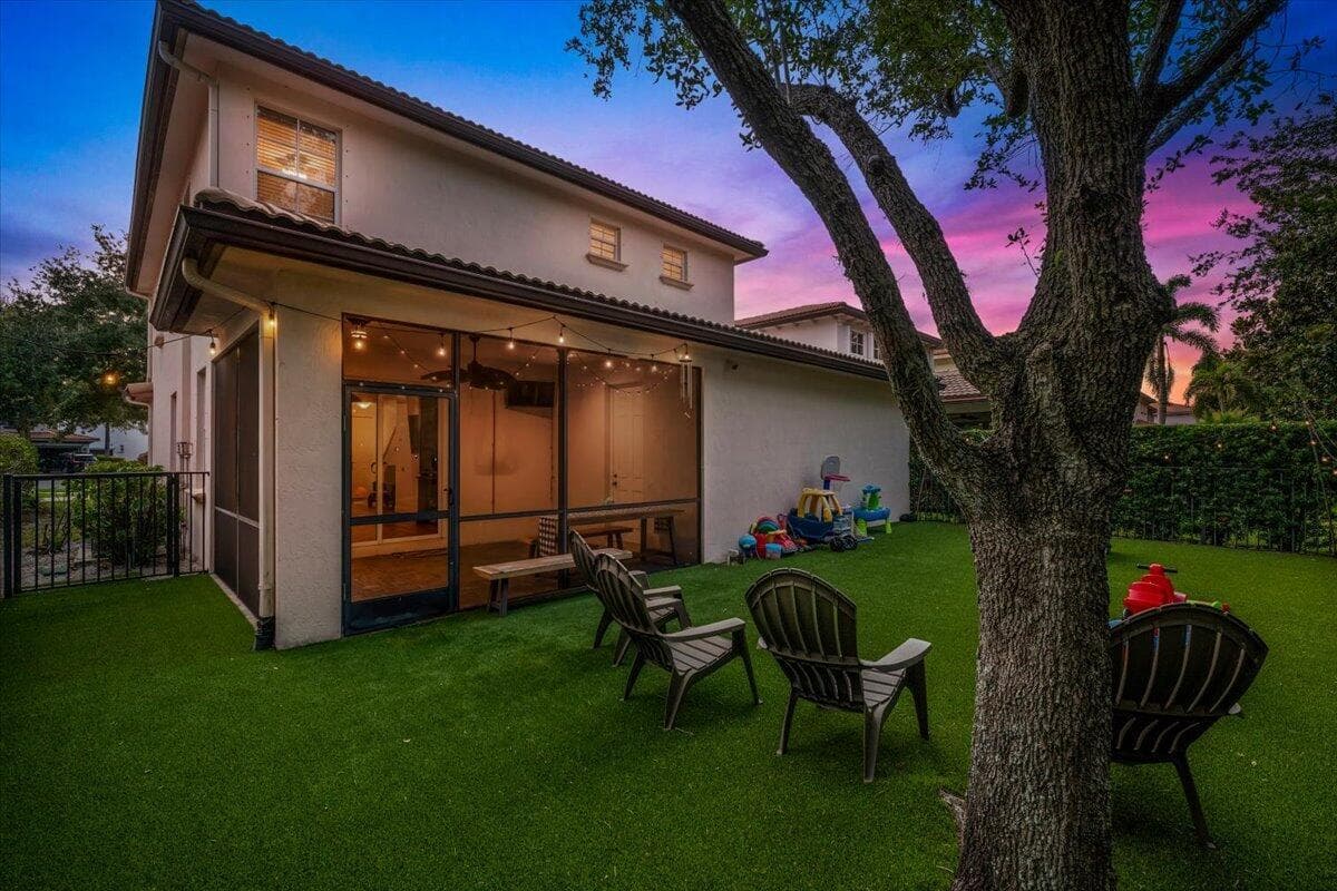 Fenced-In Backyard
