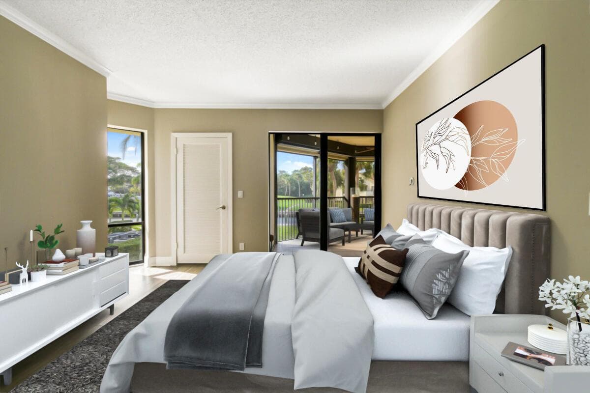 Virtual Bedroom 3 to Patio