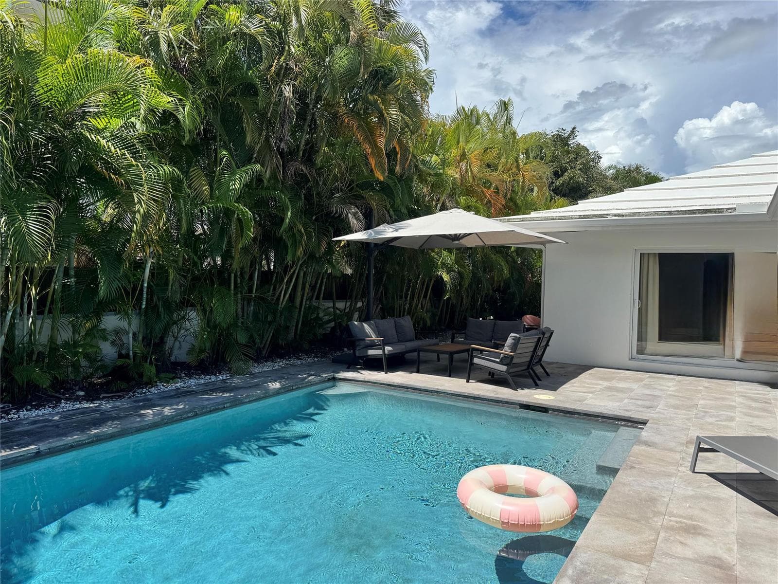 Large swimming pool