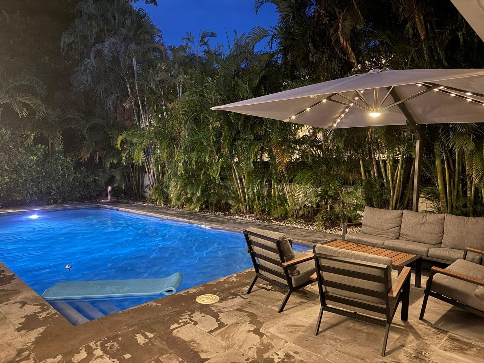 Pool at Night