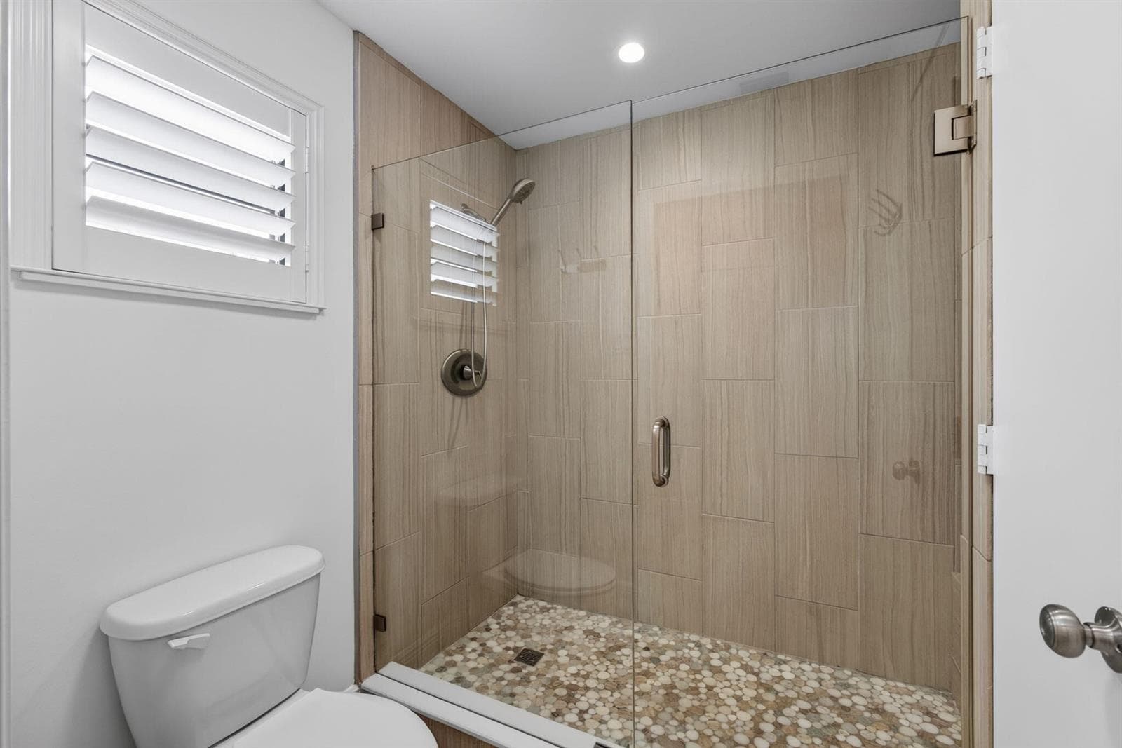 Upstairs Primary Bathroom Shower