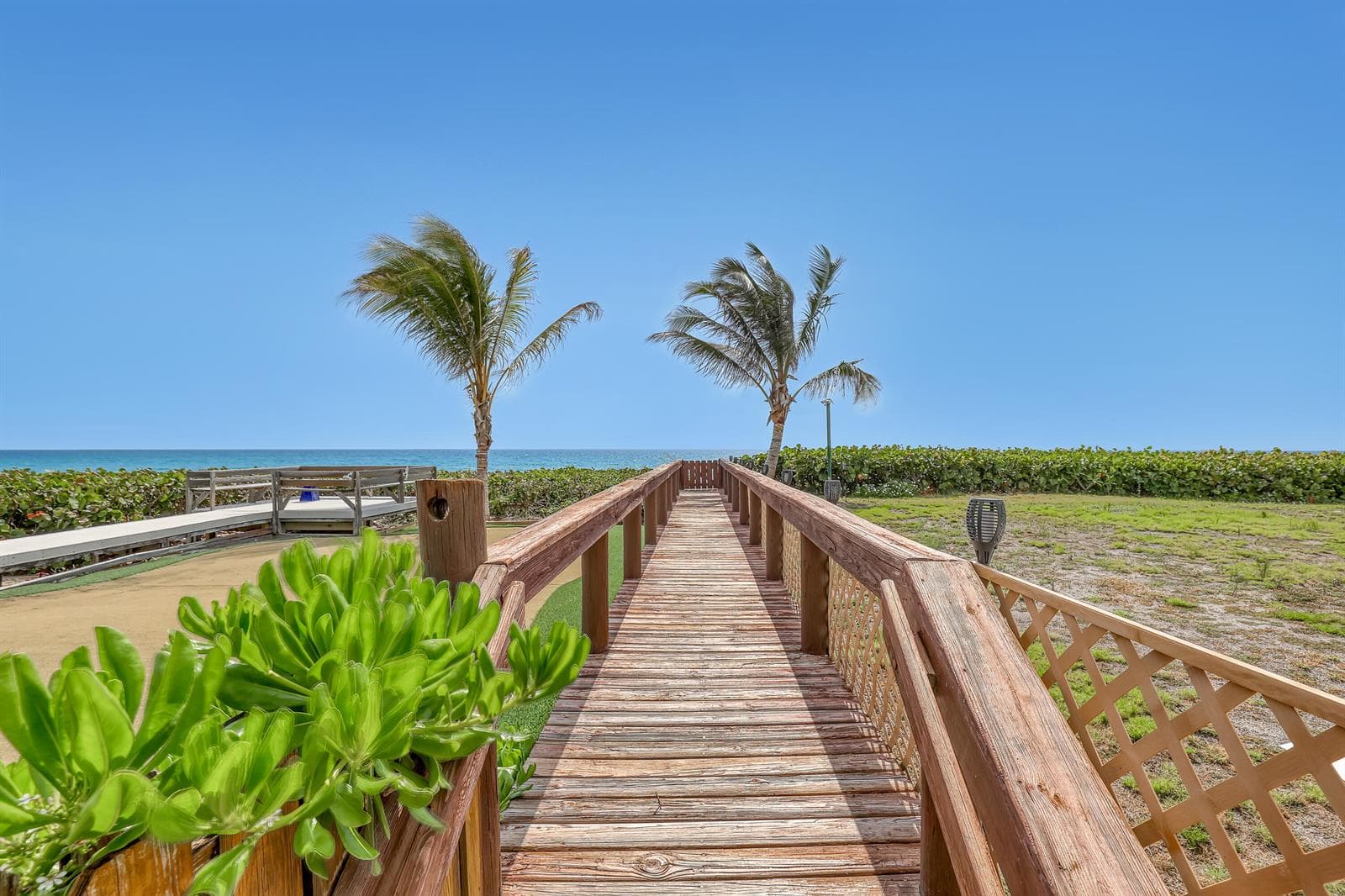 Private Access to Beach
