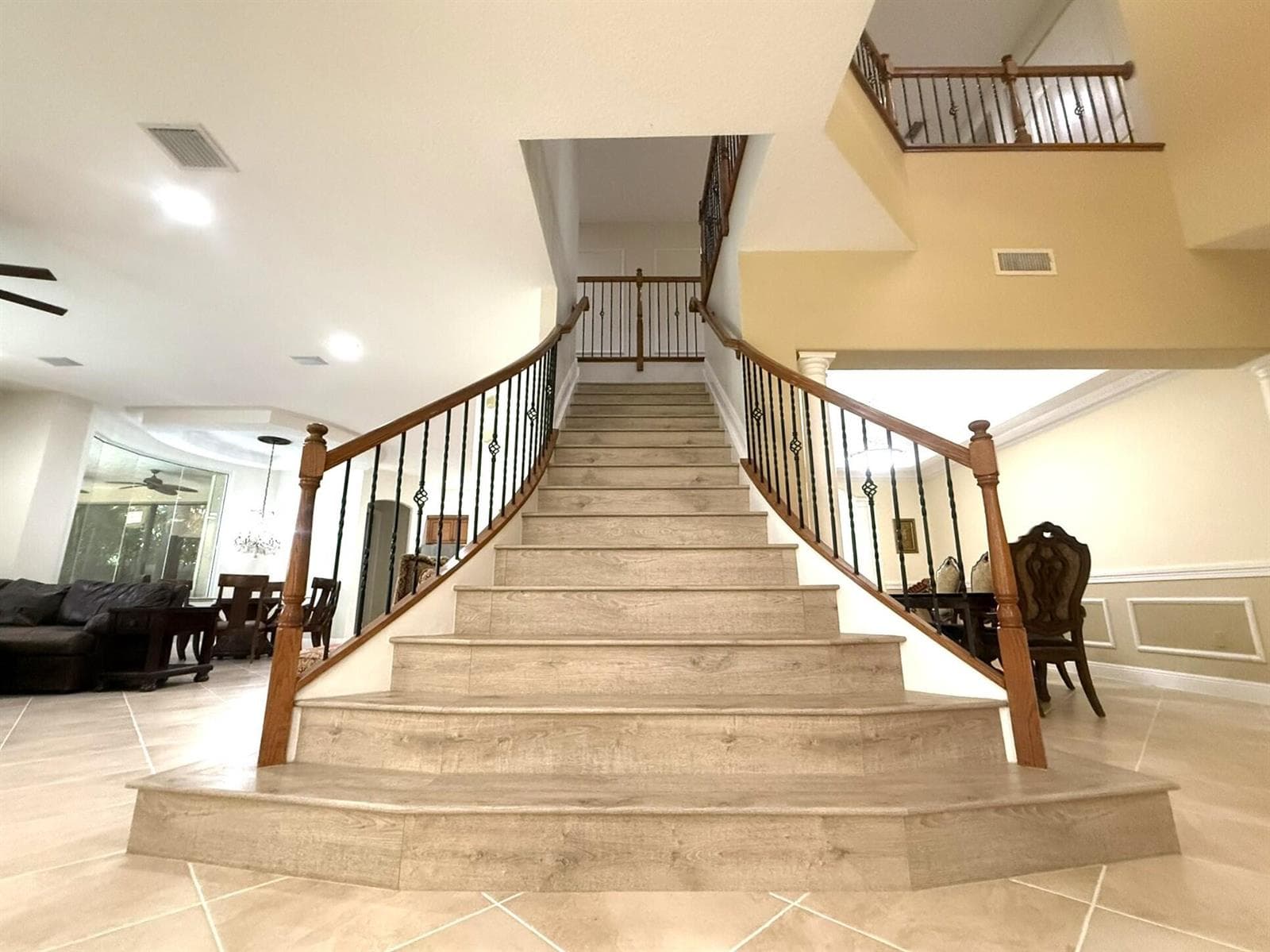 New custom flooring