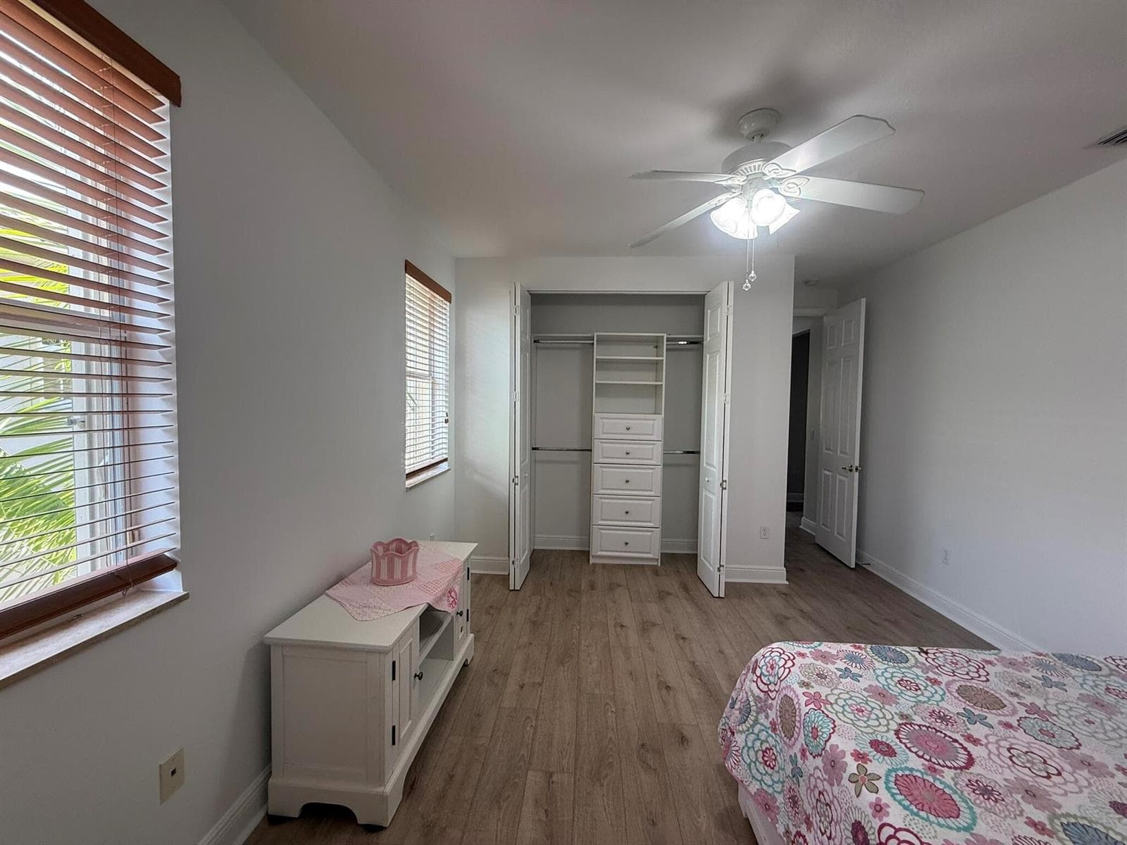 Bedroom 3 - freshly painted white!