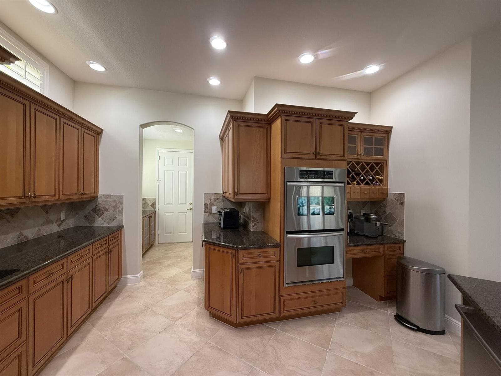 Kitchen View with Double Ovens