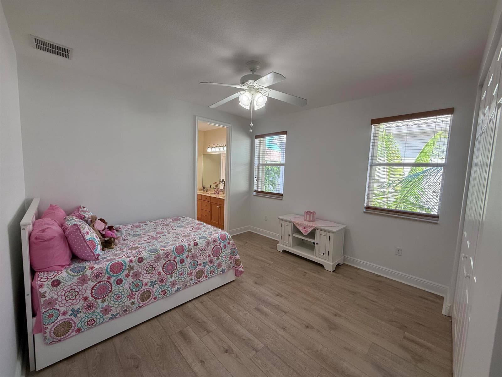 Bedroom 3 - new floor, freshly painted