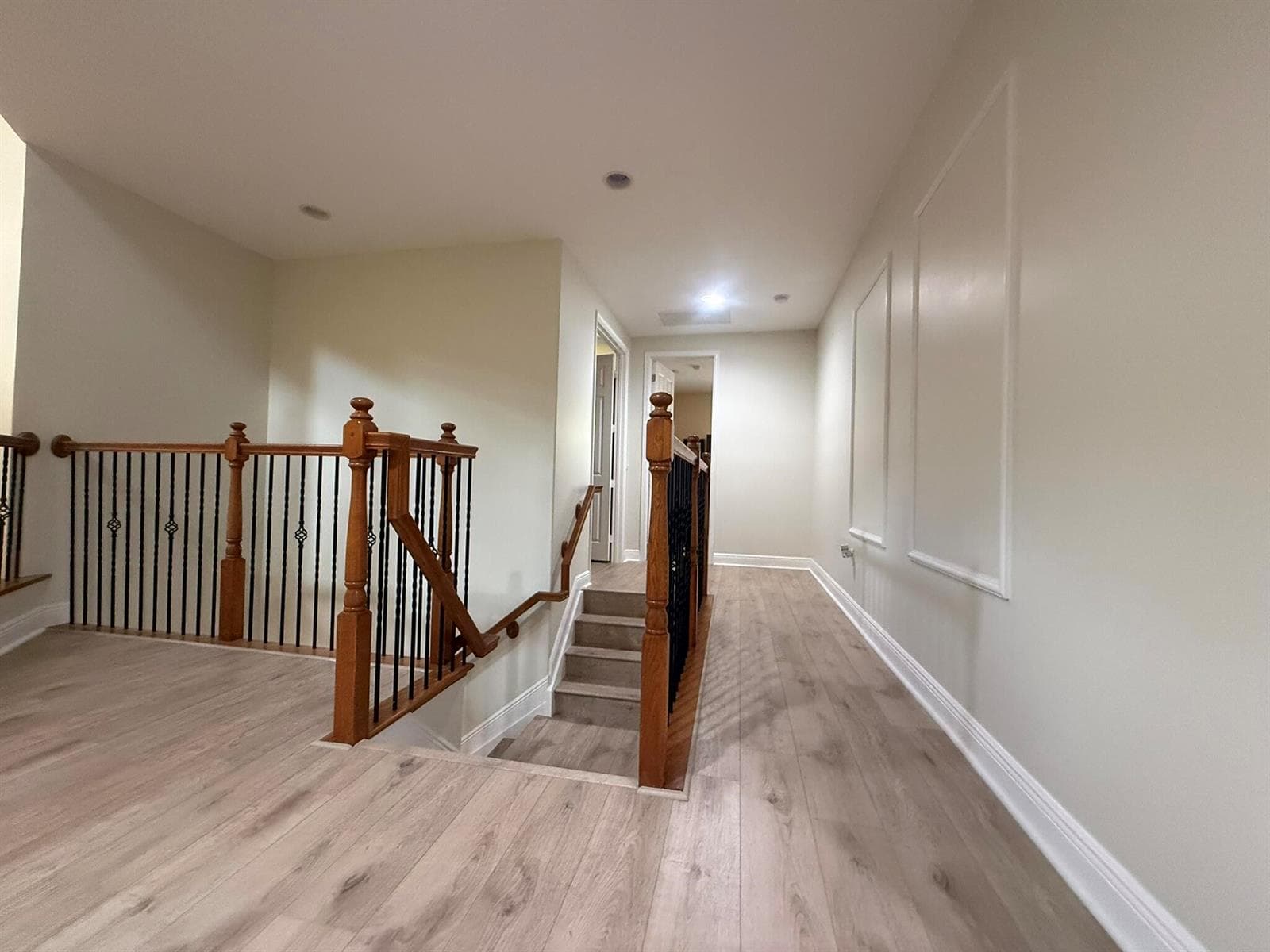 Hallway and Loft - freshly painted