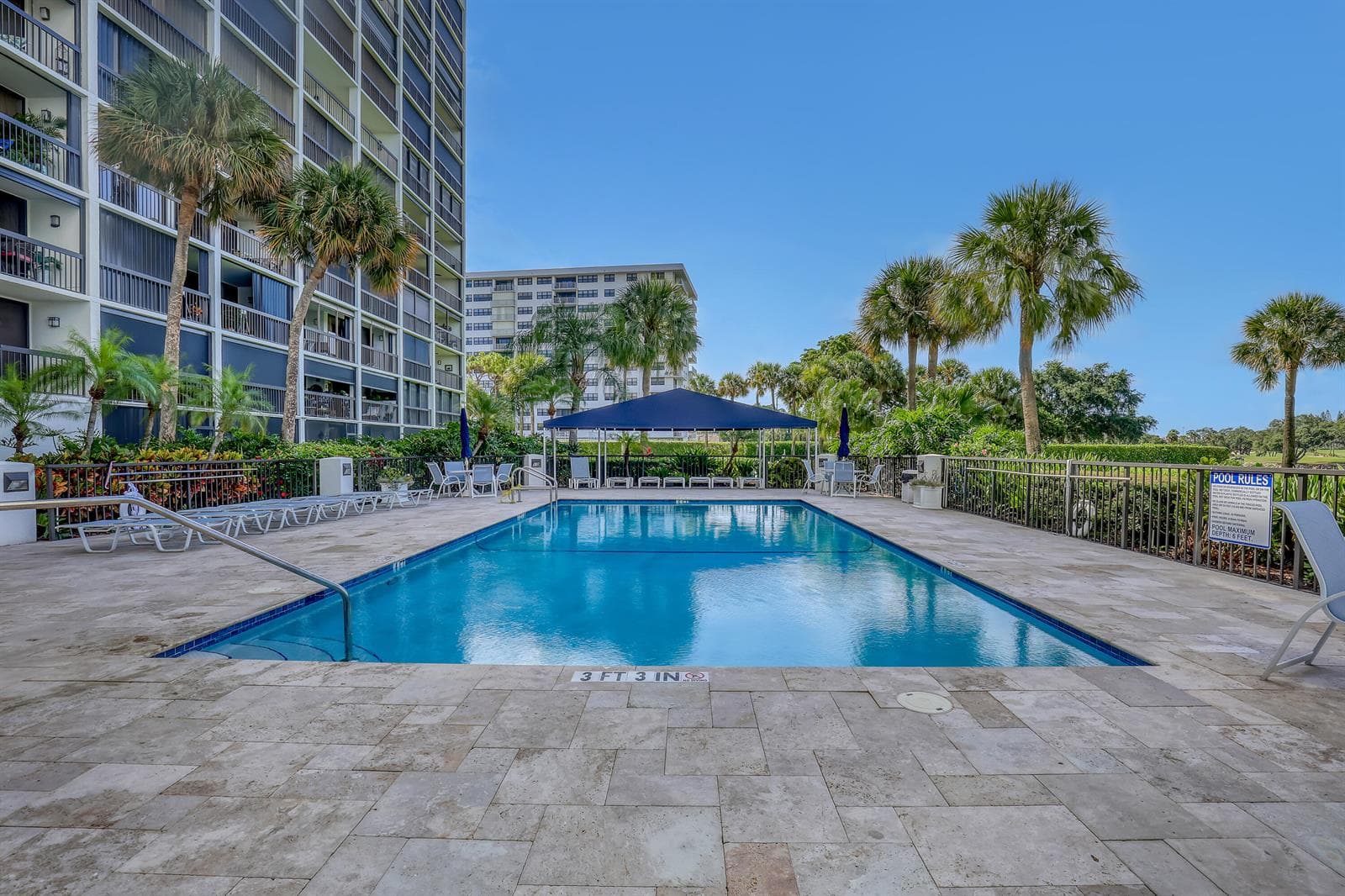 Resort Pool & Golf Course Views