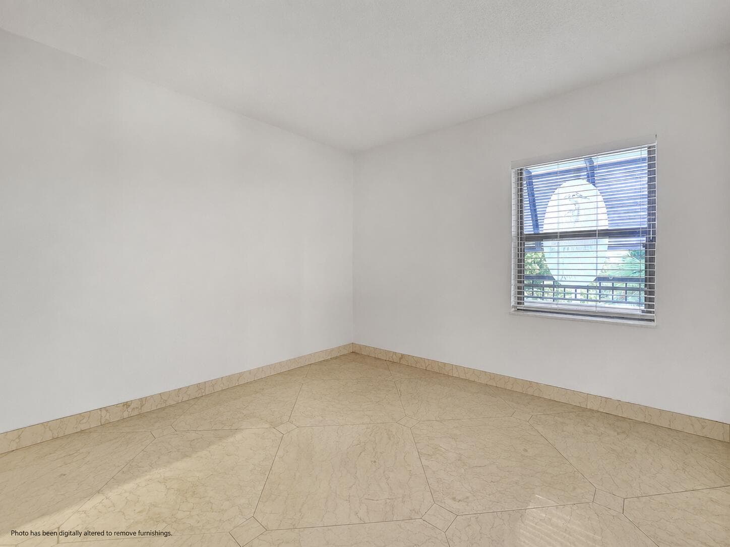 Furniture removed