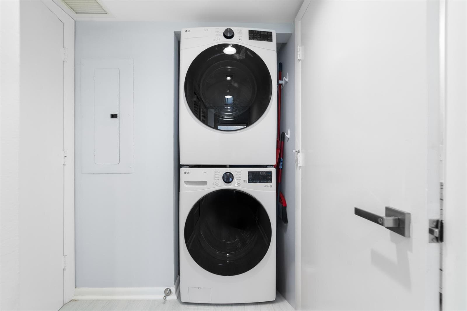 Laundry closet