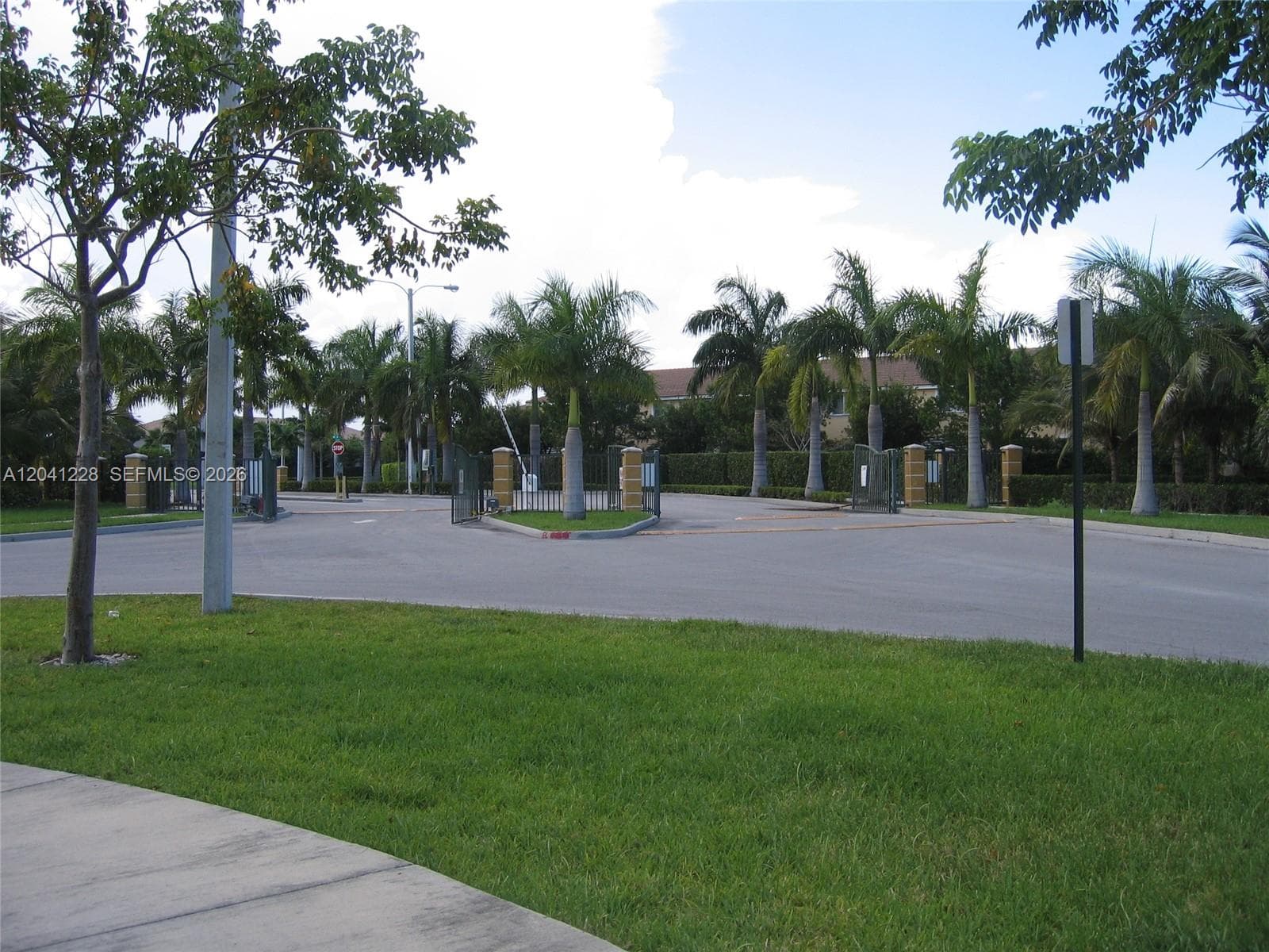 Gated entrance