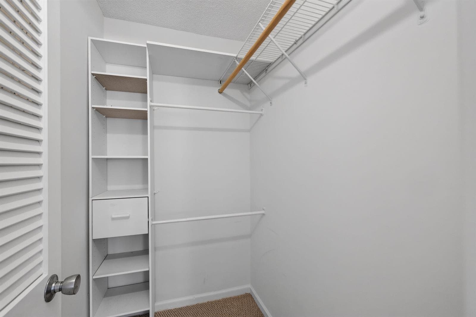 Primary closet