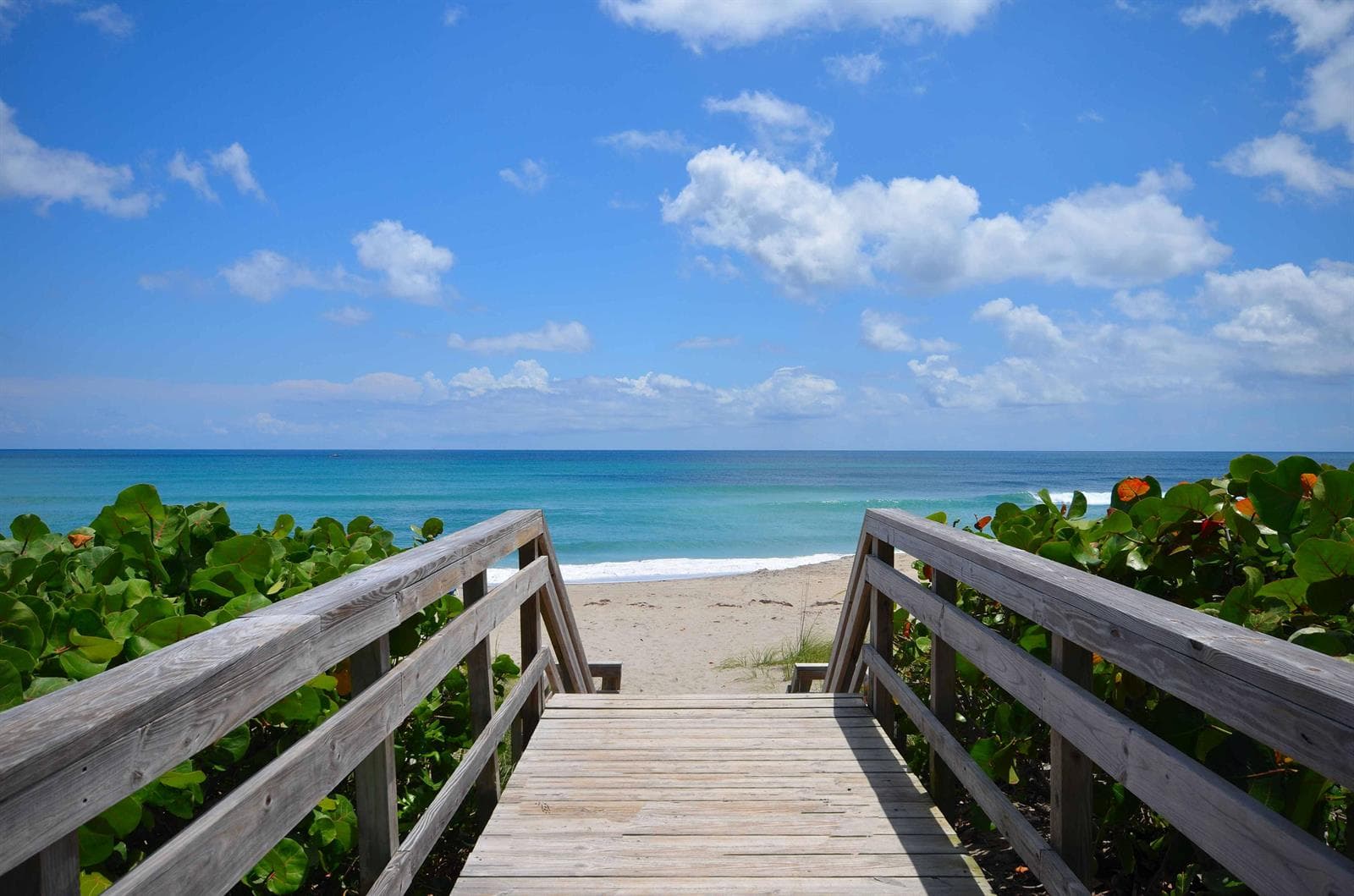 Beach walkway entrance