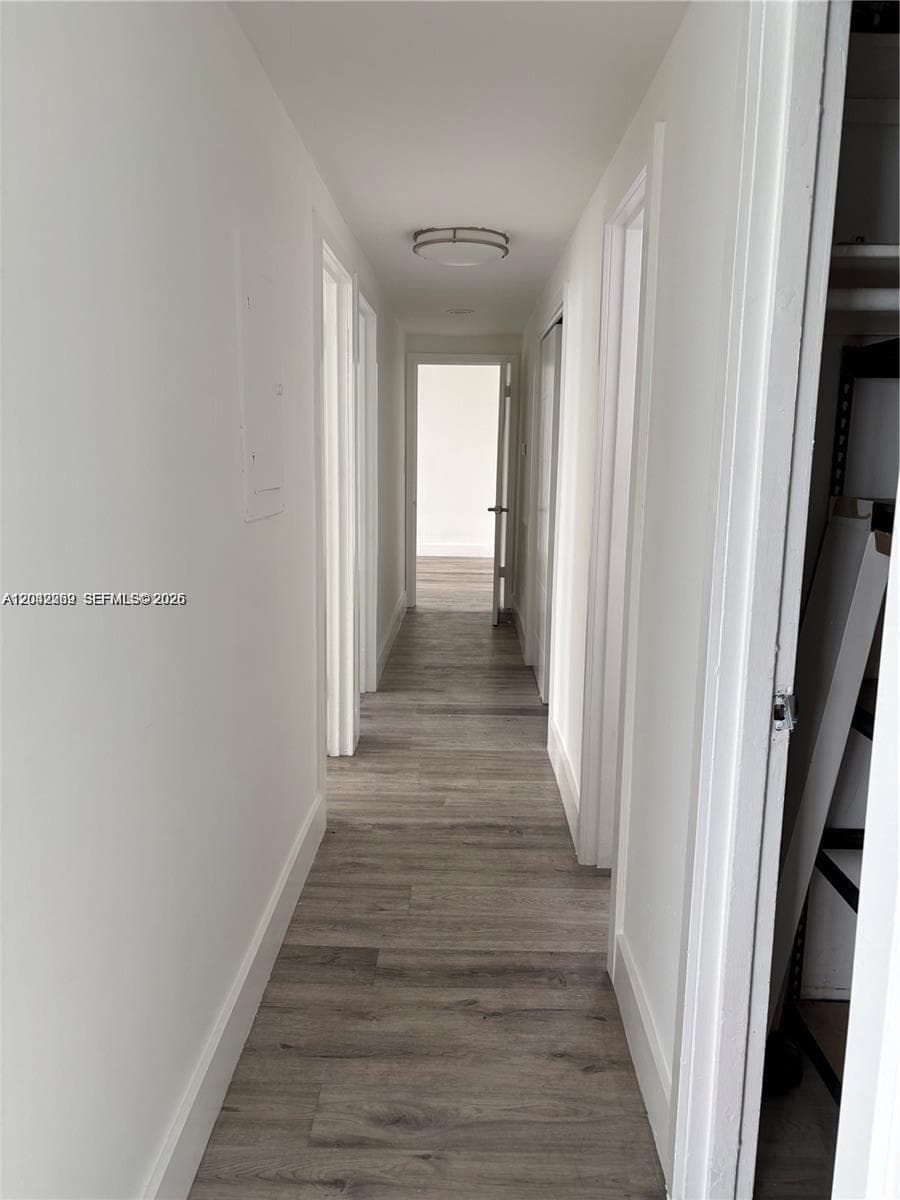 All 3 Bedrooms are side by side from Hallway with Master and ensuite Bathroom at the end