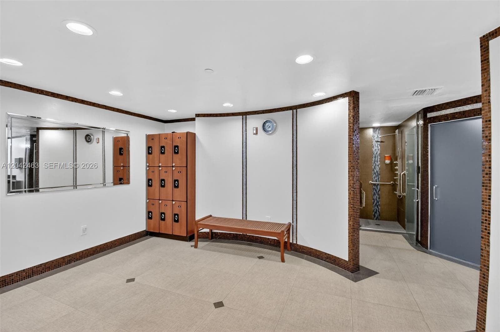 Locker room