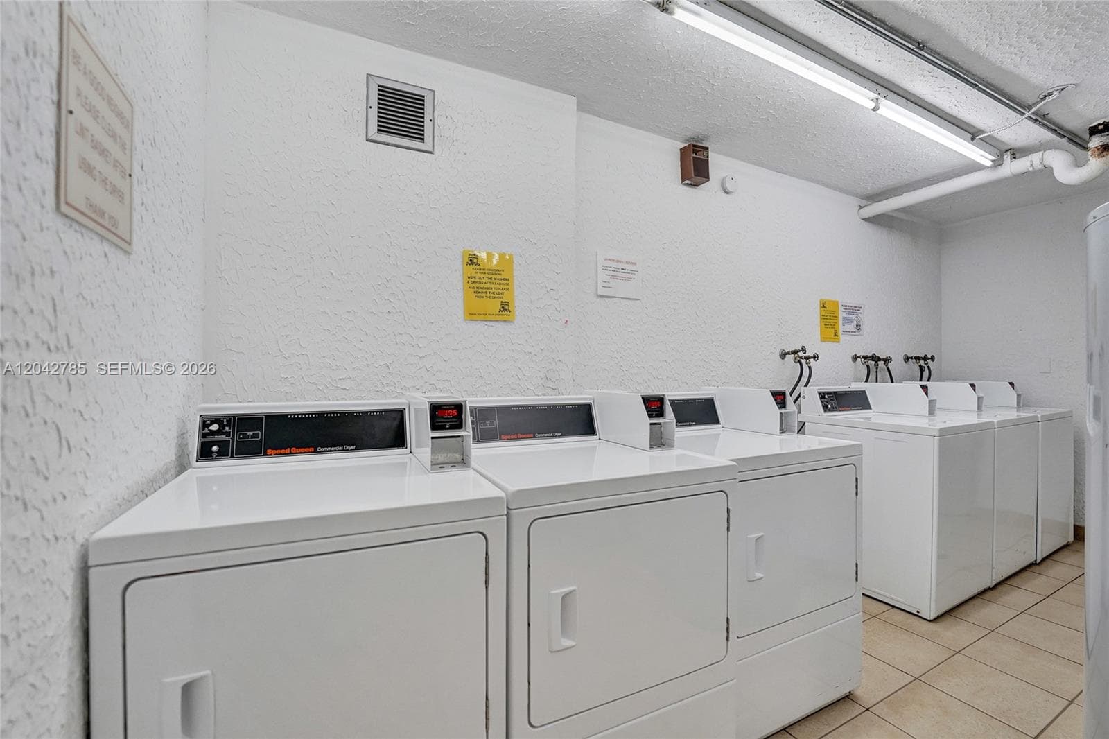 unit has its own washer & dryer.