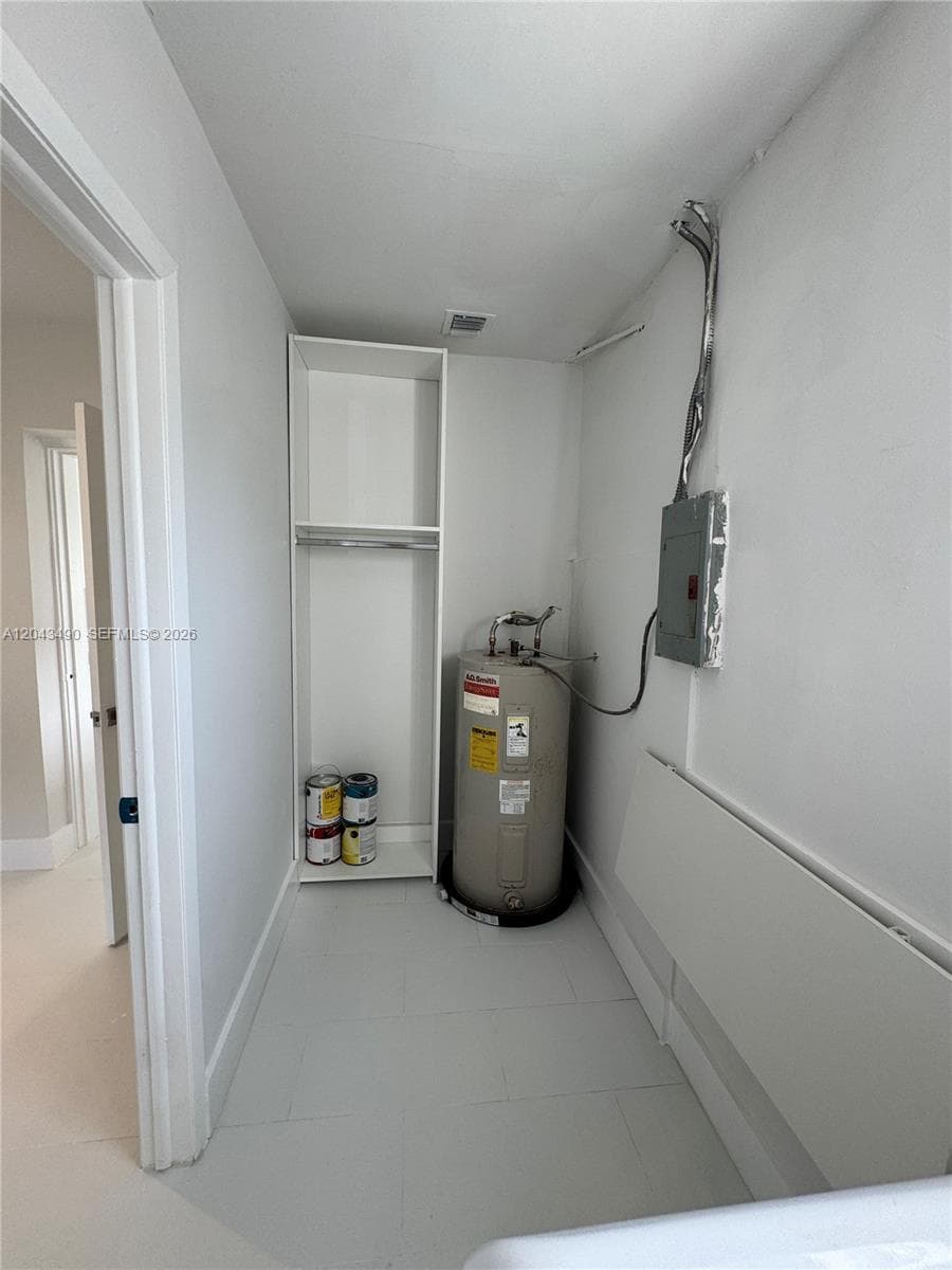 Water Heater w/extra storage space