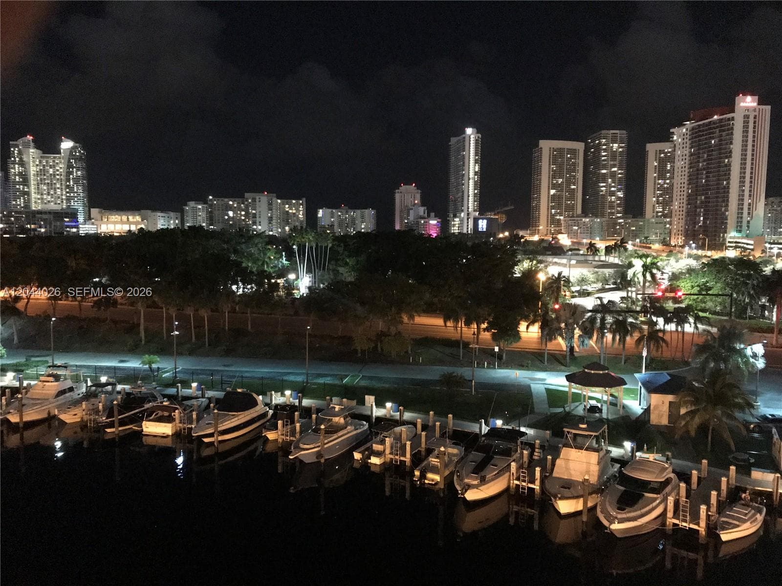 Night Time Water View