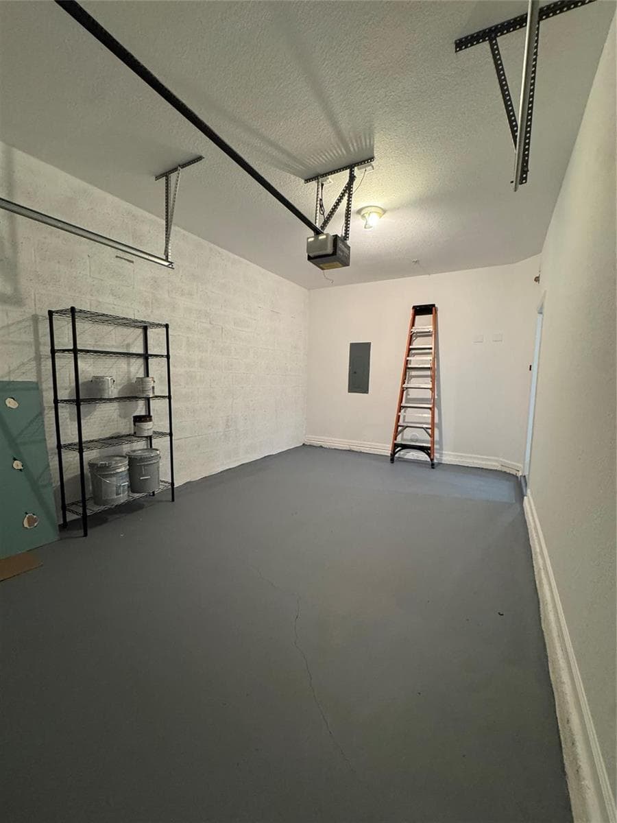 Freshly Painted Garage