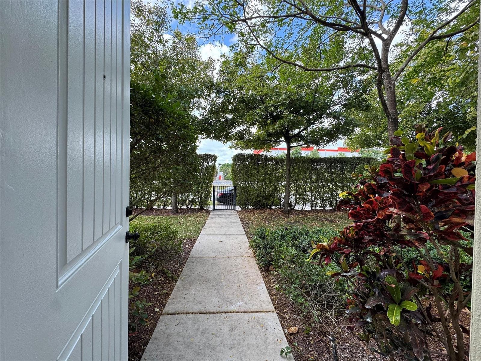 Private Rear entrance from back yard