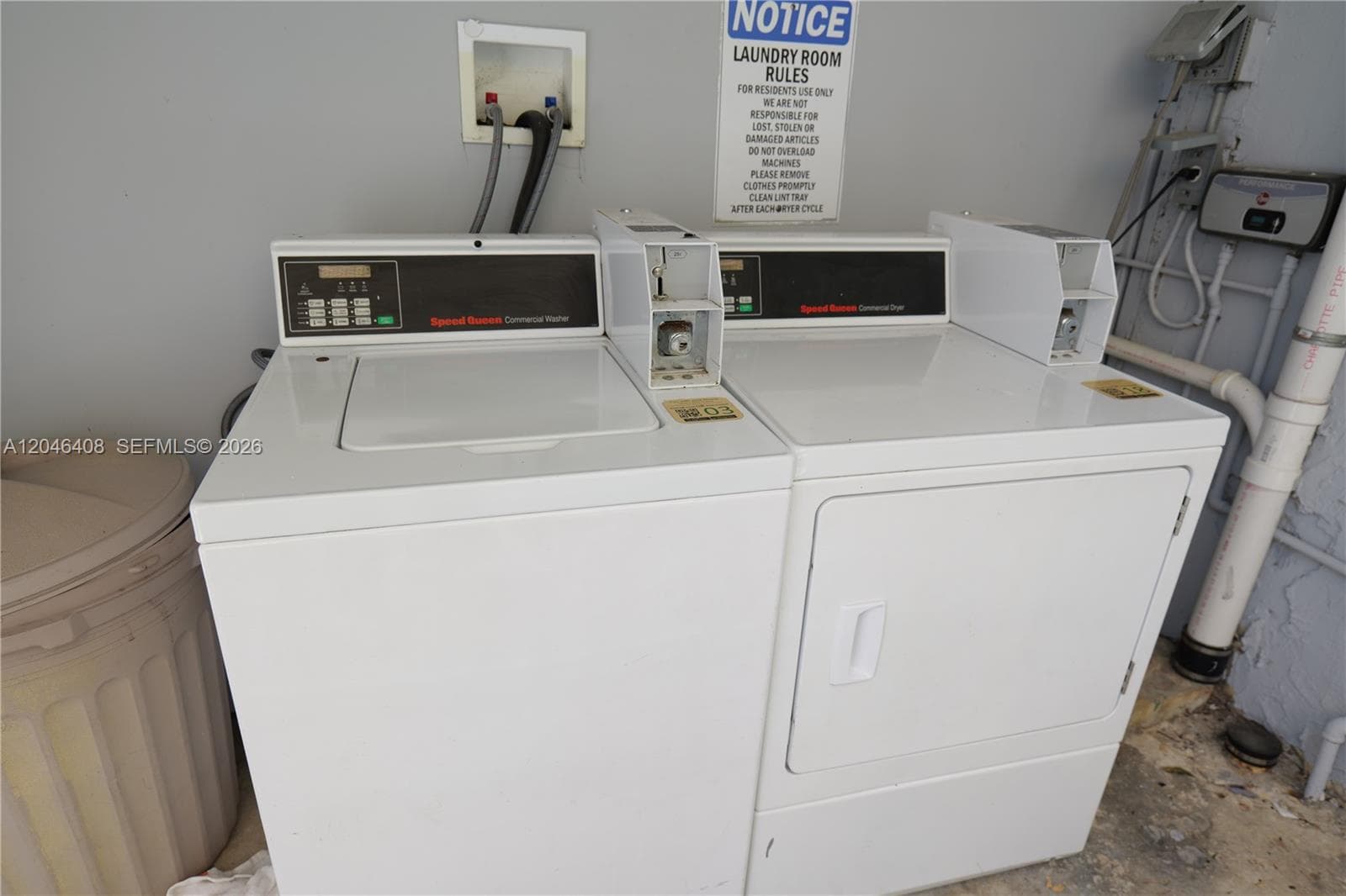 Building Laundry room