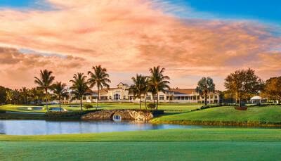 BallenIsles Clubhouse at Sunset