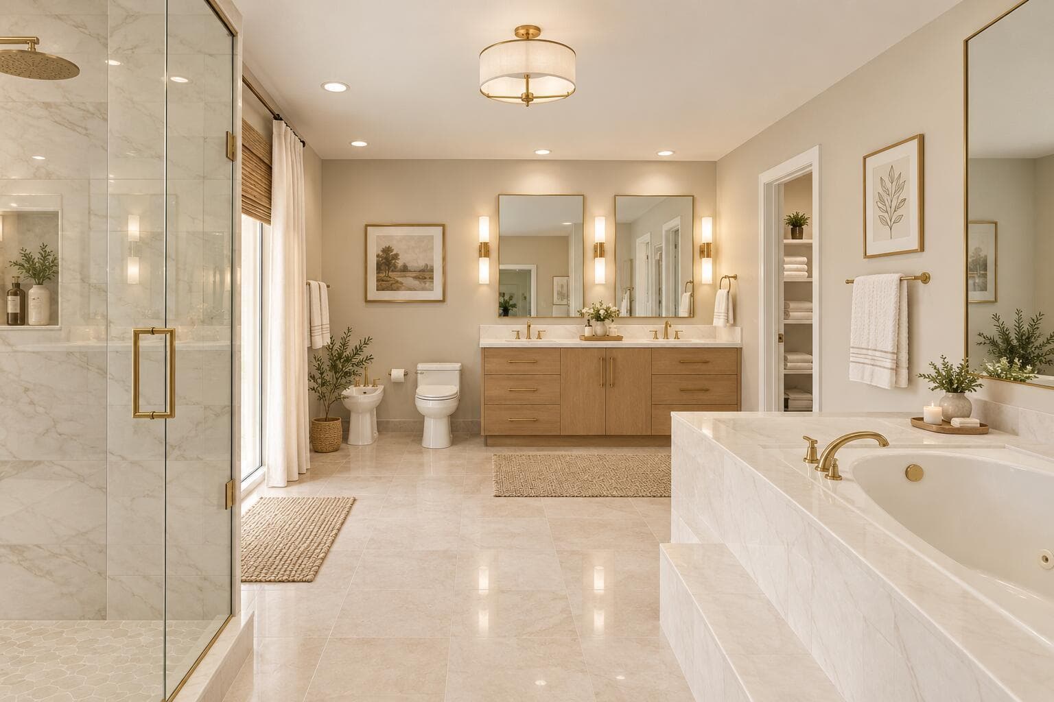 Luxurious Spa-Like Bathroom Retreat