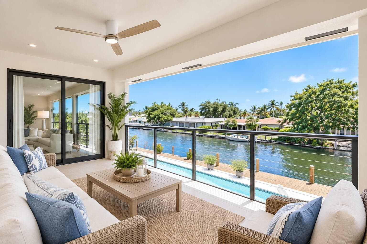 Coastal Balcony Overlooking Canal and Po