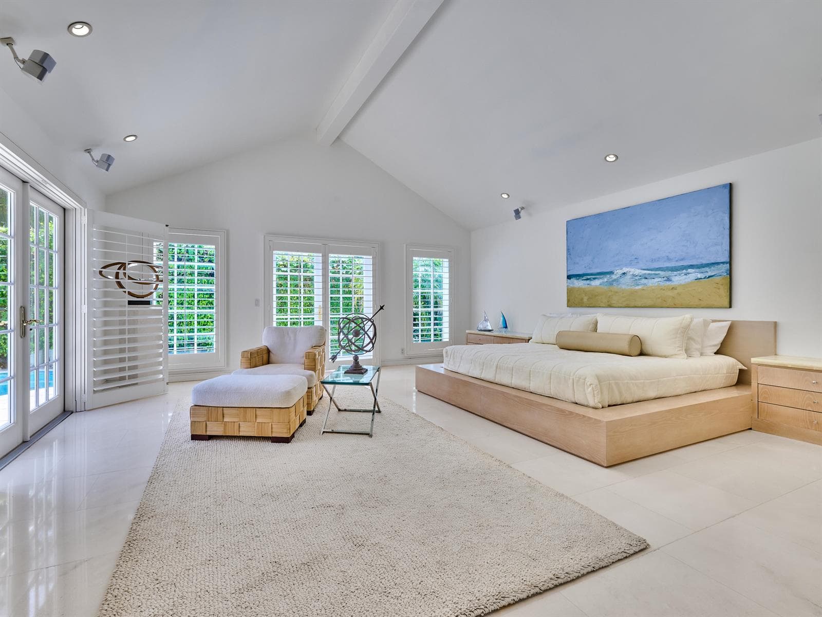 Primary Suite with Vaulted Ceilings