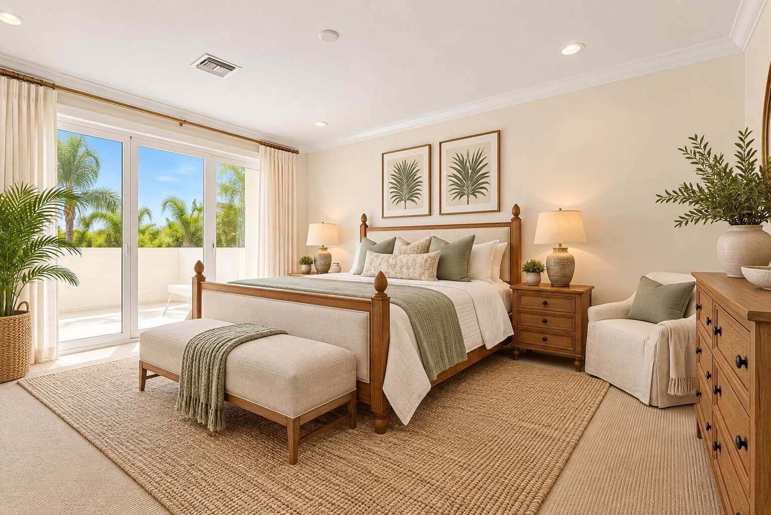 Serene Coastal Bedroom Retreat